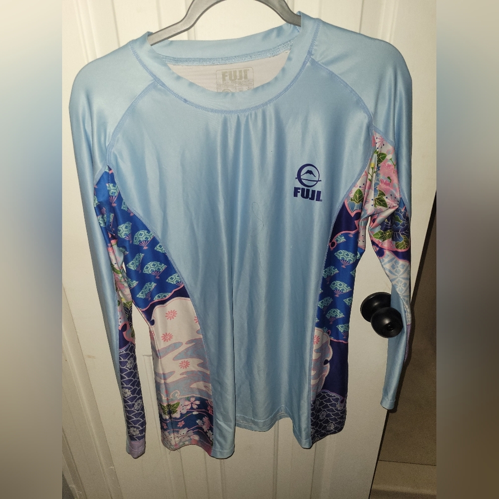Fuji Womens Blue Rash Guard